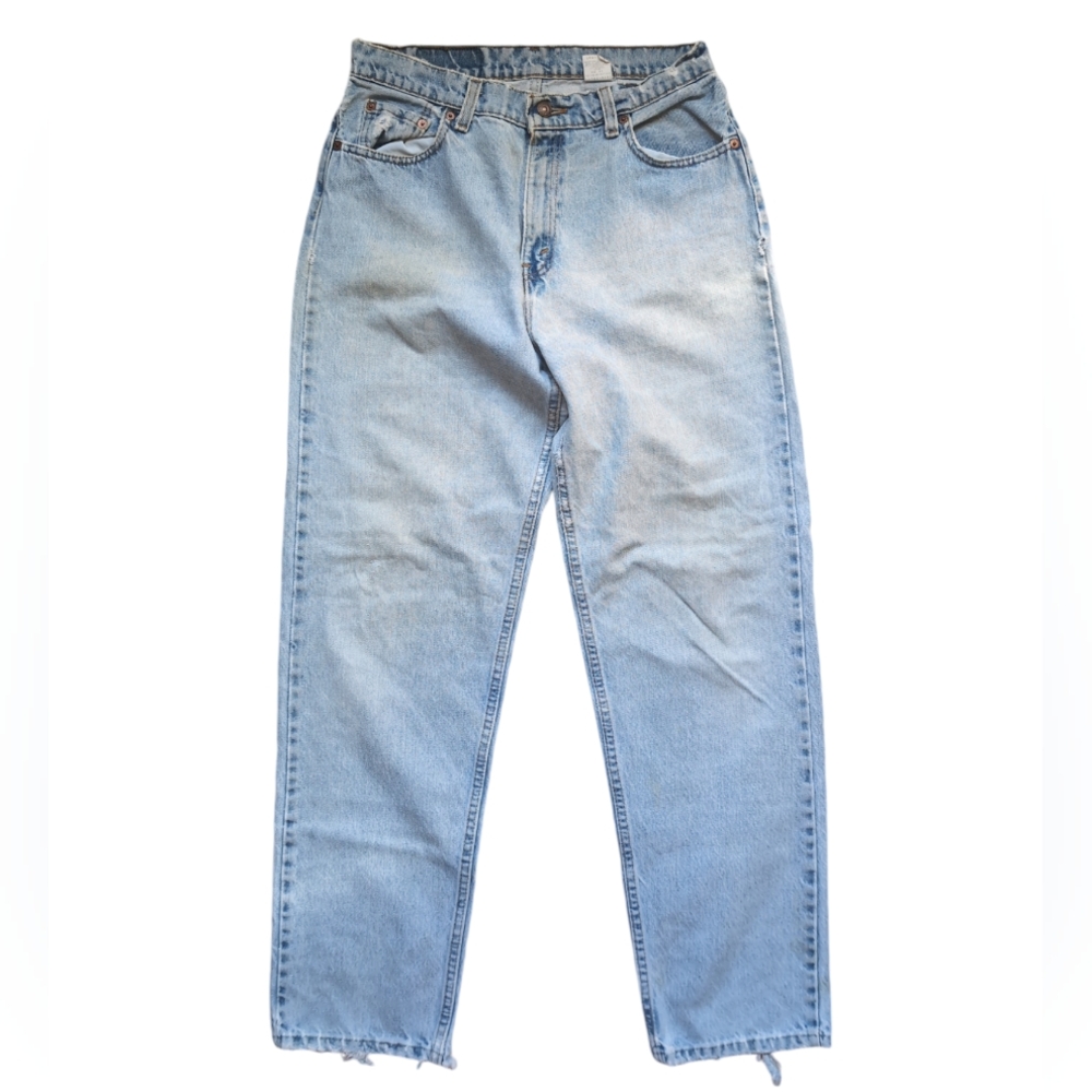 Vintage 90's Levi's 560 Distressed Faded Straight Leg Juniors 13 Women's 6/8